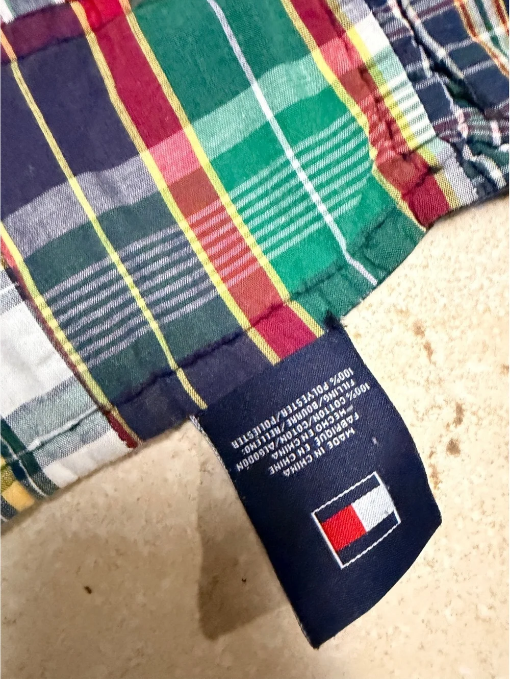 Vintage 90’s Tommy Hilfiger Quilt